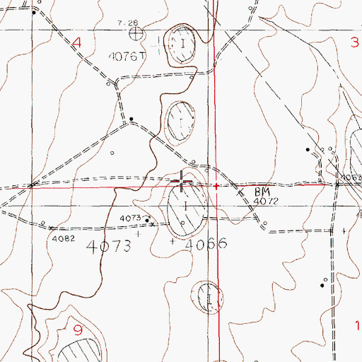 Topographic Map of 11303 Water Well, NM