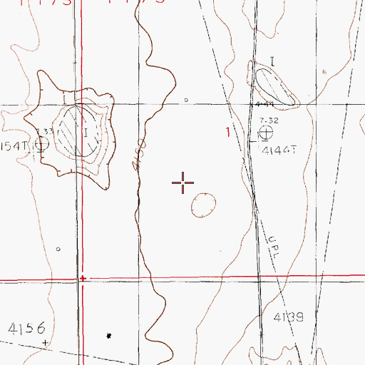 Topographic Map of 10225 Water Well, NM