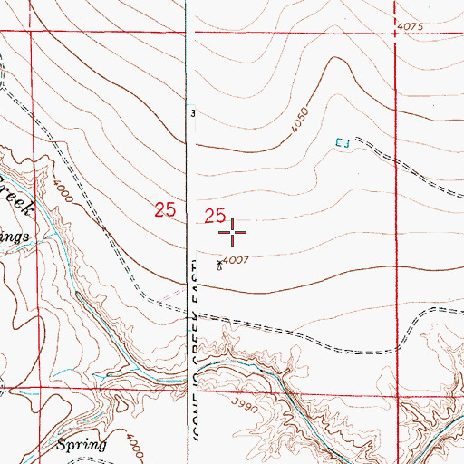 Topographic Map of 10015 Water Well, NM