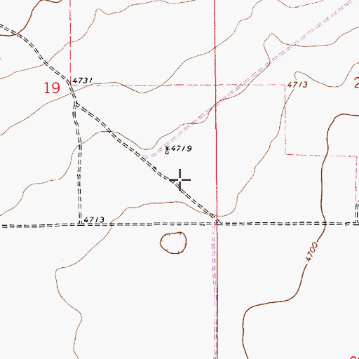 Topographic Map of 10565 Water Well, NM