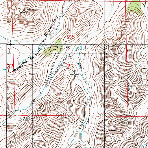 Topographic Map of 10634 Water Well, NM