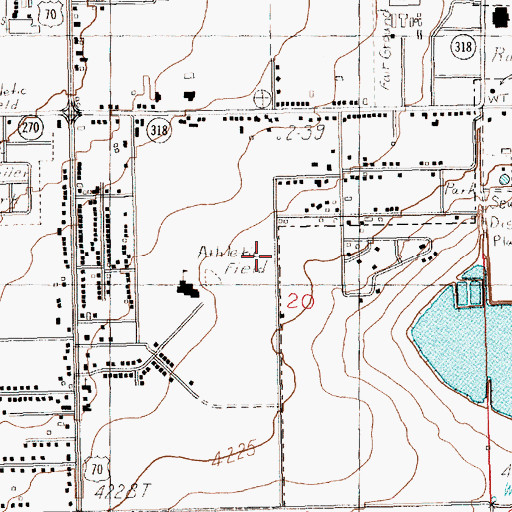 Topographic Map of 10940 Water Well, NM