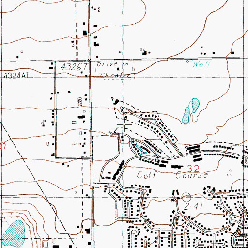 Topographic Map of 10068 Water Well, NM