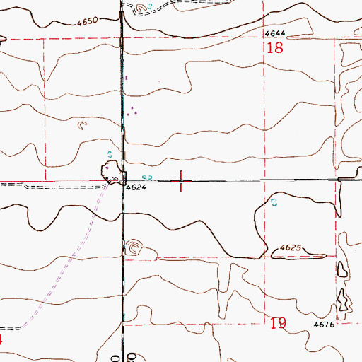 Topographic Map of 10857 Water Well, NM