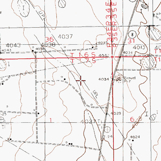 Topographic Map of 05060 Water Well, NM