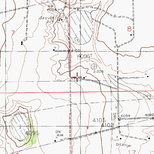 Topographic Map of 13218 Water Well, NM