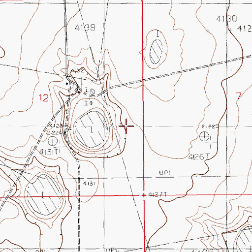 Topographic Map of 11289 Water Well, NM
