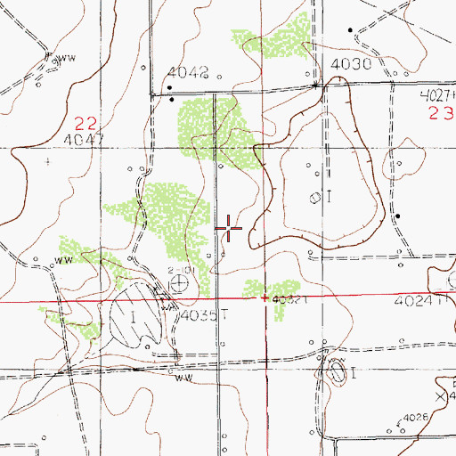 Topographic Map of 11312 Water Well, NM