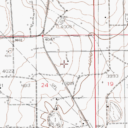 Topographic Map of 11314 Water Well, NM