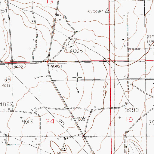 Topographic Map of 11308 Water Well, NM