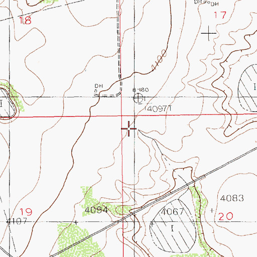 Topographic Map of 11311 Water Well, NM