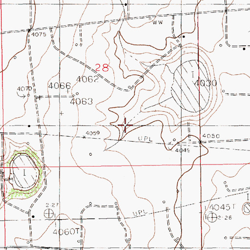 Topographic Map of 10211 Water Well, NM