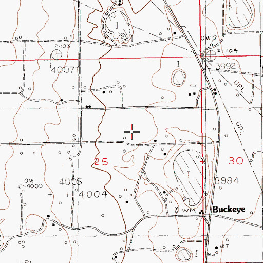 Topographic Map of 11315 Water Well, NM