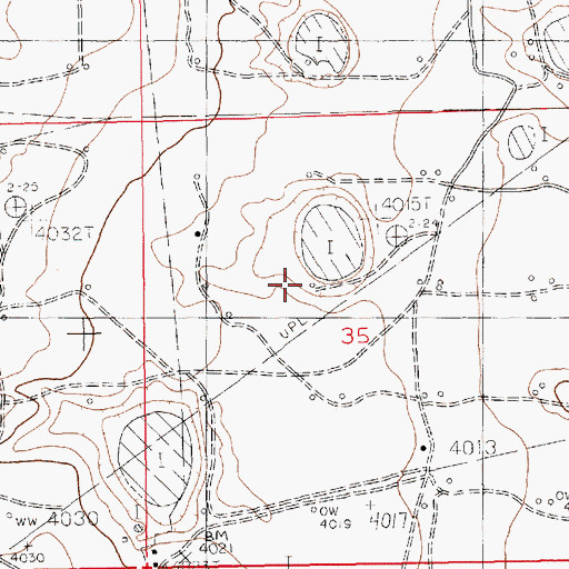 Topographic Map of 10213 Water Well, NM