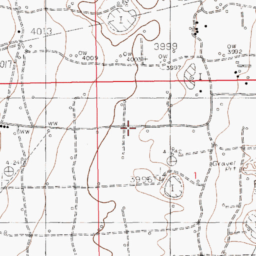 Topographic Map of 13220 Water Well, NM
