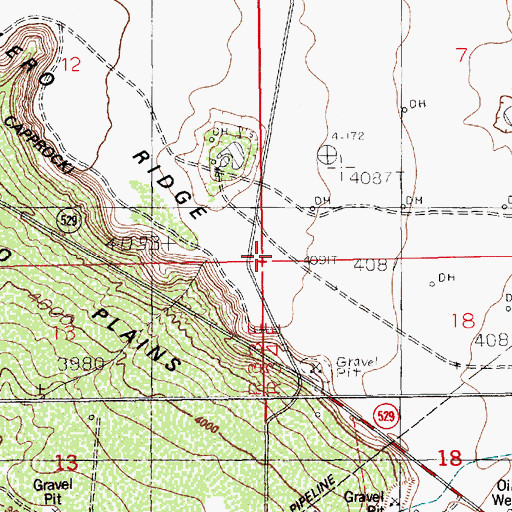 Topographic Map of 11737 Water Well, NM