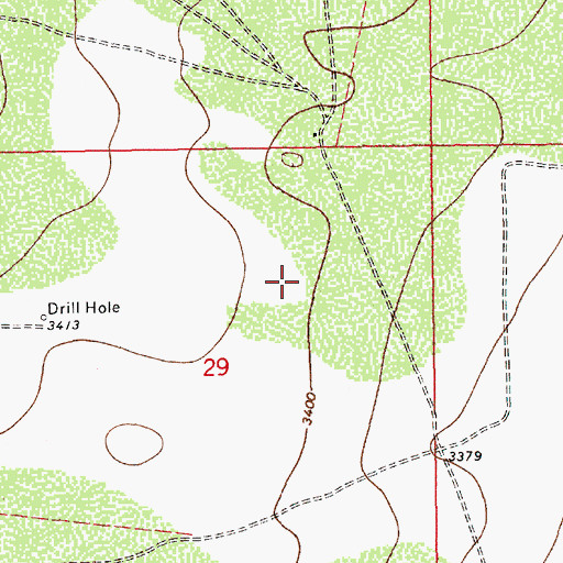 Topographic Map of 12986 Water Well, NM