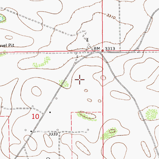 Topographic Map of 12951 Water Well, NM