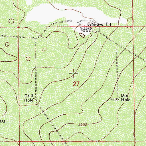 Topographic Map of 12955 Water Well, NM
