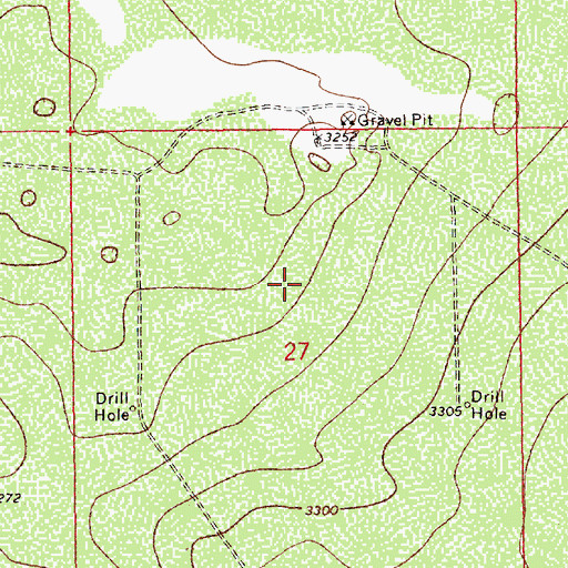 Topographic Map of 12954 Water Well, NM