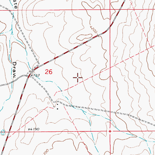 Topographic Map of 20138 Water Well, NM