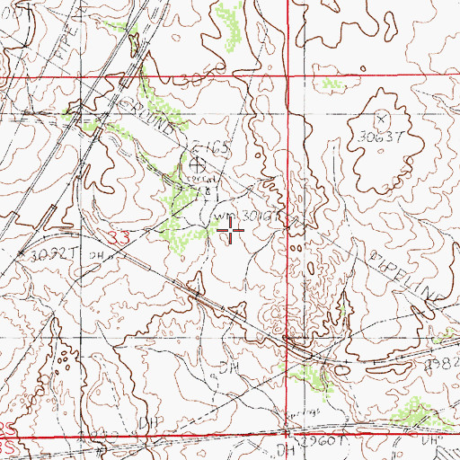 Topographic Map of 06669 Water Well, NM