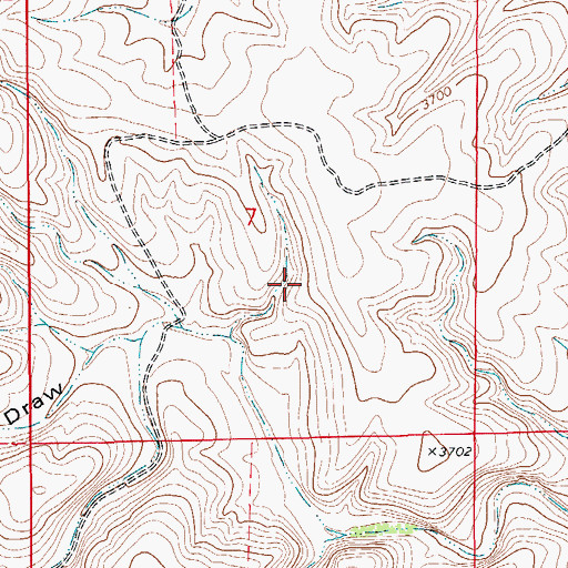 Topographic Map of 20056 Water Well, NM