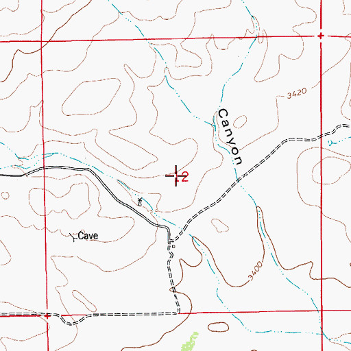 Topographic Map of 20070 Water Well, NM
