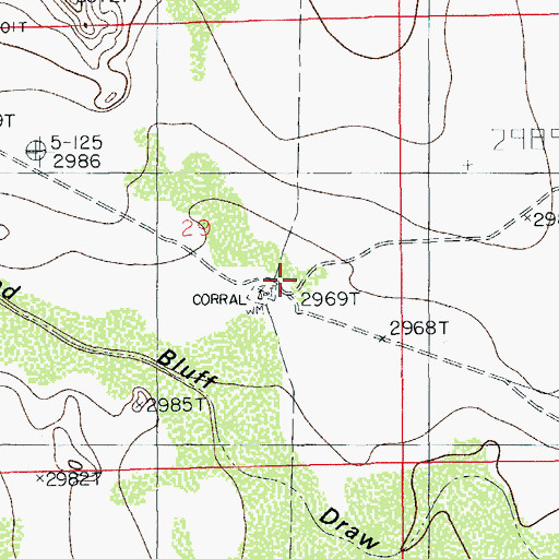 Topographic Map of 06634 Water Well, NM