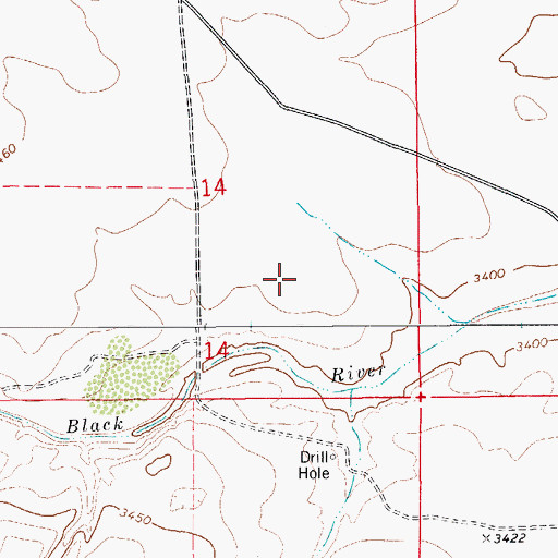 Topographic Map of 06615 Water Well, NM