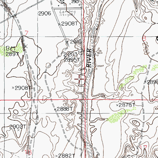 Topographic Map of 05121 Water Well, NM