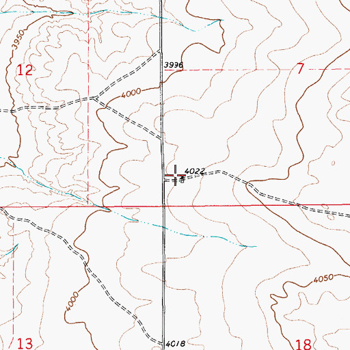 Topographic Map of 10108 Water Well, NM