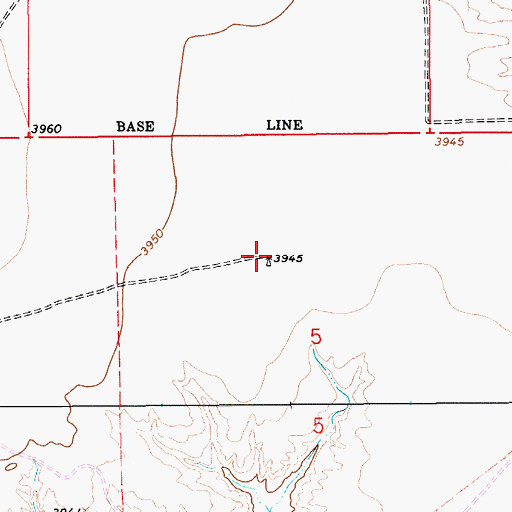 Topographic Map of 10030 Water Well, NM