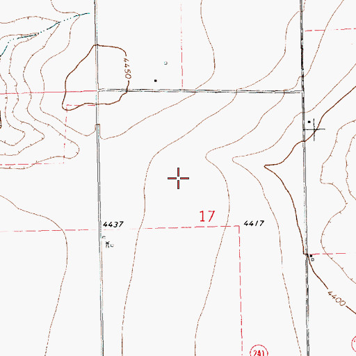 Topographic Map of 10933 Water Well, NM