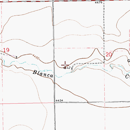 Topographic Map of 11478 Water Well, NM