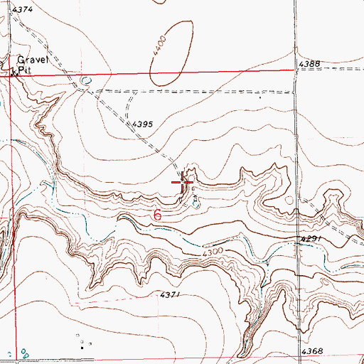 Topographic Map of 11463 Water Well, NM