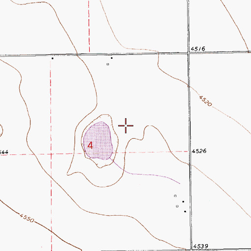 Topographic Map of 10917 Water Well, NM