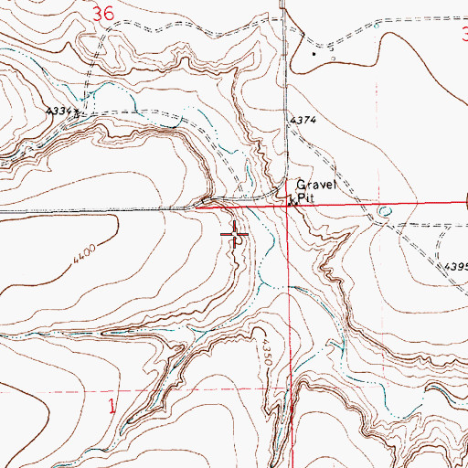 Topographic Map of 10755 Water Well, NM