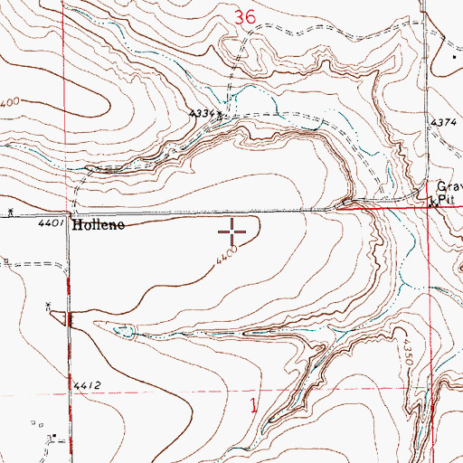 Topographic Map of 10932 Water Well, NM