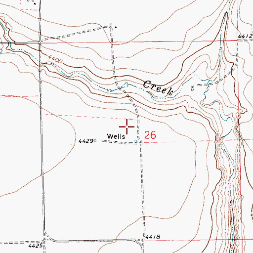 Topographic Map of 11548 Water Well, NM