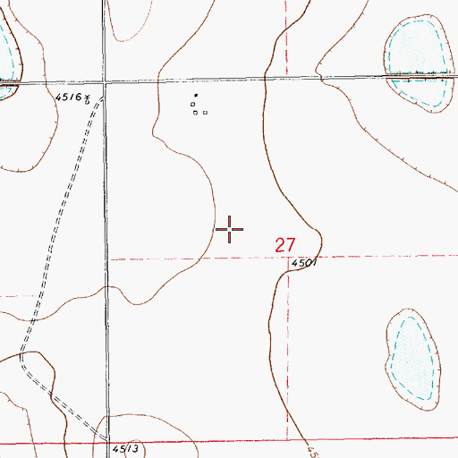 Topographic Map of 10226 Water Well, NM
