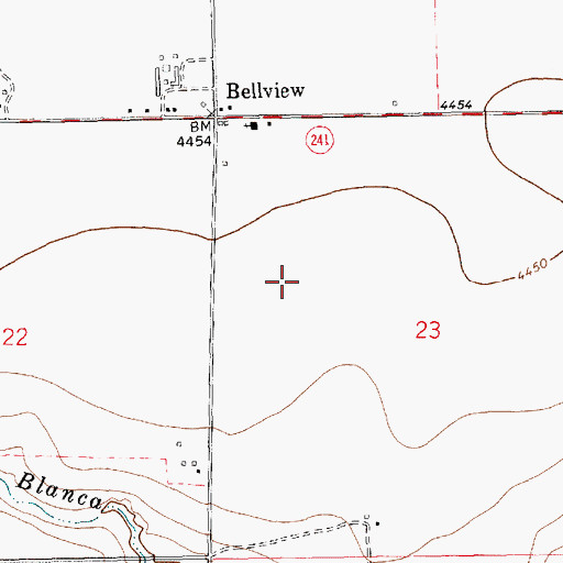 Topographic Map of 10935 Water Well, NM