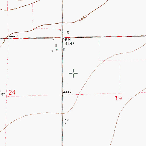Topographic Map of 10231 Water Well, NM