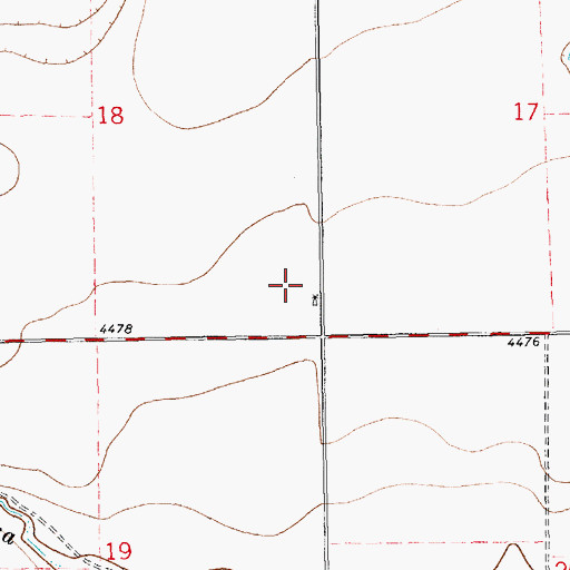 Topographic Map of 11477 Water Well, NM