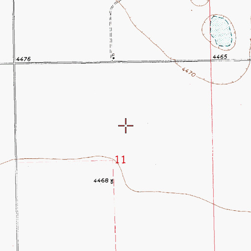 Topographic Map of 10229 Water Well, NM