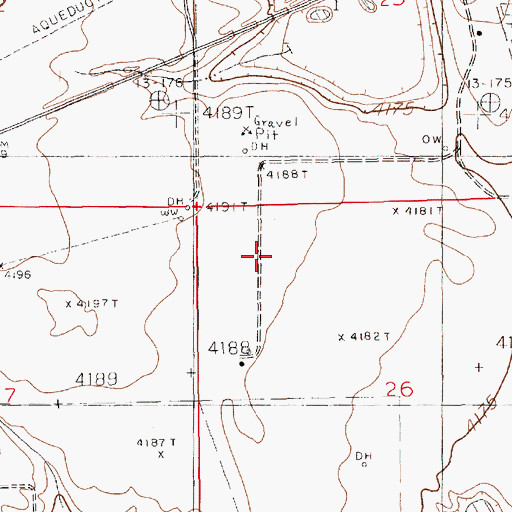 Topographic Map of 11072 Water Well, NM