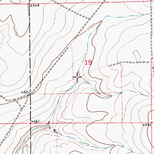 Topographic Map of 10731 Water Well, NM