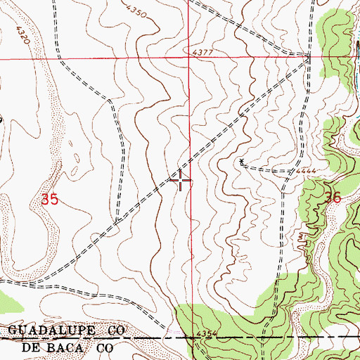 Topographic Map of 10576 Water Well, NM