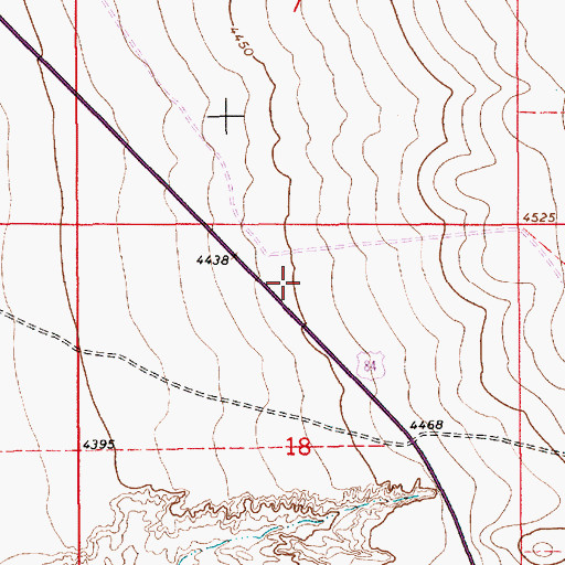 Topographic Map of 10608 Water Well, NM