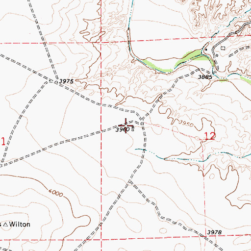 Topographic Map of 10021 Water Well, NM